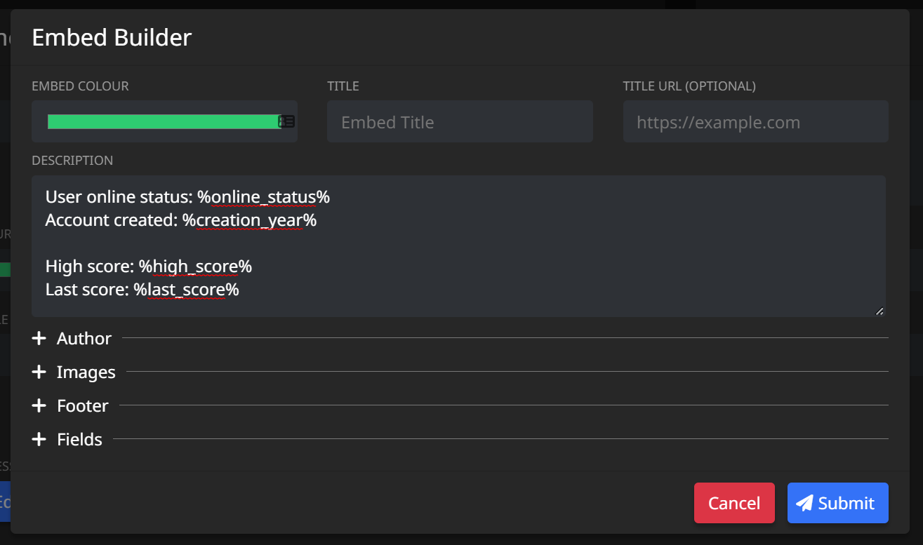 Example Embed
